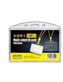Suport dublu, PS rigid, pentru ID carduri - KEJEA