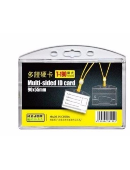 Suport dublu, PS rigid, pentru ID carduri - KEJEA