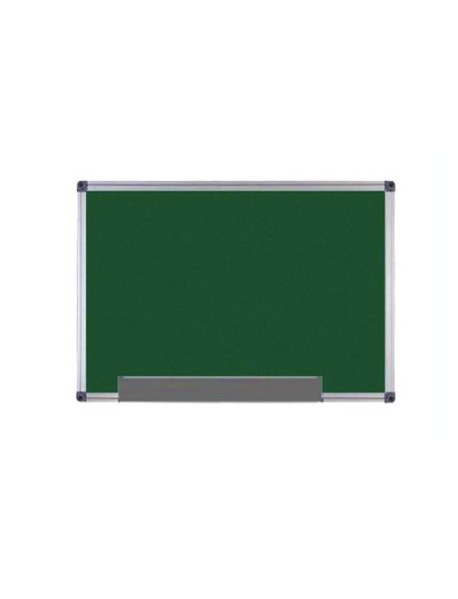 Tabla magnetica verde cu rama din aluminiu, 120 x 180 cm - Optima