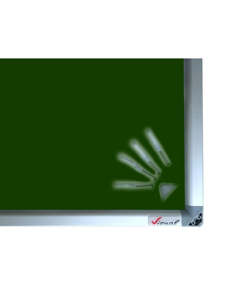 Tabla magnetica verde VISUAL - 120x240 cm