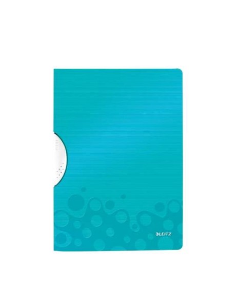 Dosar cu clip Leitz WOW ColorClip, PP - metalizat