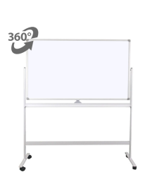 Whiteboard mobil cu 2 fete, 100x150 - VISUAL