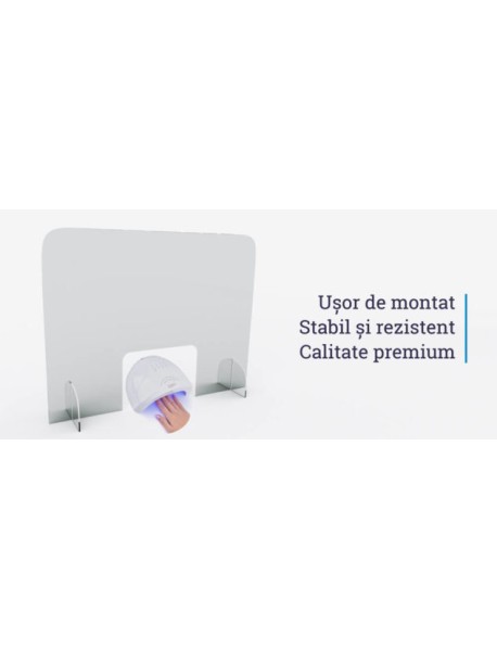 Panou protectie plexiglass 3mm 80x60cm