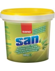 SANO SAN PASTA LEMON ALOE VERA 500g